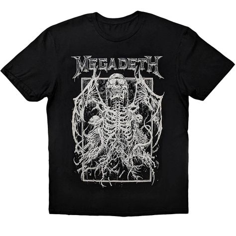 BITCRUNCHER MEDIA - OFFICIALLY LICENSED GARMENTS Megadeth Vic Rising Official Tee T-Shirt Mens Unisex Item Description Mens/Unisex officially licensed garment. Chest sizes are as follows: Small (37"), Medium (39"), Large (42"), Extra Large (45"), XXL (51") and XXXL (53"). These garments are professionally produced, printed and cured to ensure the design looks fantastic and lasts through more than 100 washes, ensuring your garment will last and look great throughout its lifetime. All garments are brand new, come with tags attached and are in original packaging. They are premium 100% cotton. ***Please check dispatch and delivery times before purchasing.*** About Us Bitcruncher Media are experts in our field and love working in the entertainment industry, starting out as a recording studio ov Megadeth T Shirt, Vic Rattlehead, Summer Patterns, Band Shirts, Quality T Shirts, Outfit Idea, Shirt Outfit, Shirts Tops, Types Of Sleeves