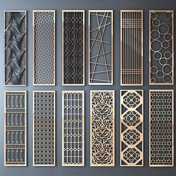 Outdoor Room Divider, दरवाजा डिजाइन, Tor Design, Decorative Metal Screen, Jaali Design, Eksterior Modern, Stainless Steel Screen, Grill Door Design, Plafond Design