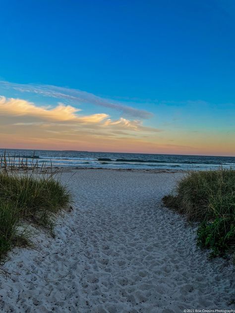 Path to the beach in Old Orchard Beach 2021