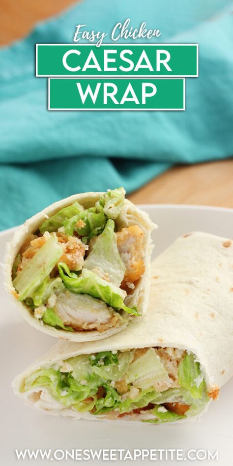 Let's talk Chicken Caesar Wraps. They're the culinary equivalent of a hug—in food form, of course. Quick, delicious, and packed with protein, this wrap is what weeknight dreams are made of. Perfect for meal prep or a packed lunch that will keep you full! Chicken Caesar Wrap Recipe, Caesar Wrap, Chicken Caesar Wrap, Healthy Sandwich Recipes, Wrap Recipe, Creamy Dressing, Chicken Caesar, Dinner With Ground Beef, Best Comfort Food