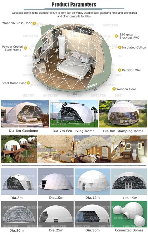 Geodesic Dome House, Igloo Tent, Igloo House, Geodesic Dome Homes, Wardrobe Interior, Dome Structure, House Tent, Glamping Resorts, Resort Architecture