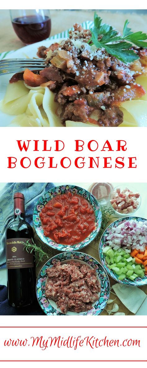 How To Cook Wild Boar, Ground Wild Boar Recipes, Wild Boar Recipes, Lamb Casserole, Everyday Dinners, Sausage Sauce, Fall Foods, Pasta Dinners, Awesome Food