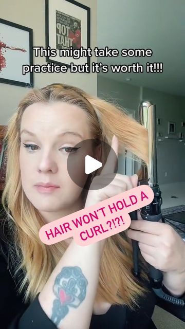 Redken Educator Wisconsin on Instagram: "Does your hair not want to hold a curl?! Here’s some hair hot tips for you! - @redken Hot Sets 22 (now known as thermal spray high hold) is a game changer. Spray each section and comb through before curling. This gives incredible hold to even the finest of hair. - Do not curl from the bottom up! This causes the heat to remain focused on the bottom, making the curl more intense in that area (more bounce on bottom, little volume up top) and gravity being more likely to pull it out. This may take practice, but start from the middle, release tension and slide down, and work back up. This keeps heat consistent throughout- meaning longer lasting more voluminous curls. - Layers help! Texturizing helps! The more one length your hair is, the more weig Getting Curls To Hold, How To Curl Hair That Doesn’t Hold Curl, Lasting Curls For Long Hair, How To Prep Hair For Curling, How To Make Hair Hold Curl, How To Get Hair To Hold Curl, How To Keep Curls From Falling, Hair Wont Hold A Curl, How To Hold Curls All Day