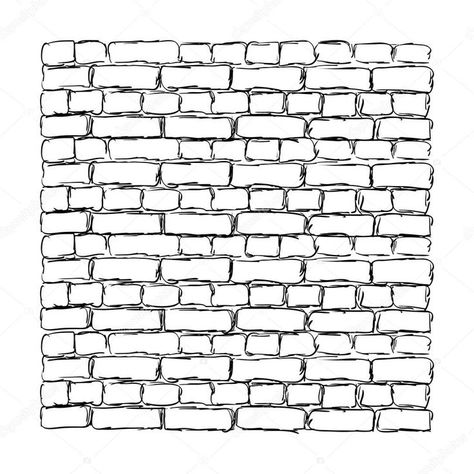 Brick Sketch, Wall Sketch, Texture Sketch, Sketch Wall, Brick Wall Texture, Texture Drawing, Brick Texture, Adult Coloring Designs, Reading Journal