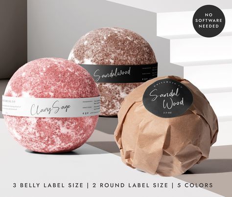 Bathbombs Packaging Design, Bath Bomb Package Ideas, Cricut Banner, Bath Bomb Packaging, Diy Candle Labels, Bath Fizzers, Bath Bomb Recipes, Diy Labels, Handmade Soap Bar