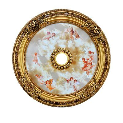 Victorian Ceiling Medallions, Kitchen Chandelier, Gold Ceiling, Round Ceiling, Chandelier Decor, Round Chandelier, Decorative Mouldings, Ceiling Medallion, Antique Frames