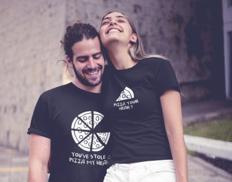 Couples Shirts – Page 3 – Matchizz Funny Matching Outfits, Couples Connection, Matching Shirts For Couples, A Pizza My Heart, Couple Cruise, Pizza My Heart, Funny Couple Shirts, Couples Shirts, Penguins Funny