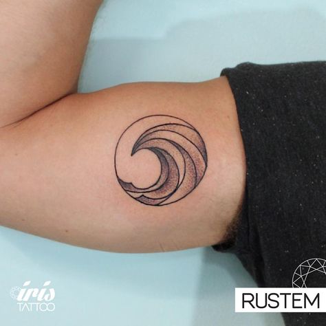 This Is Water Tattoo, Whirlwind Tattoo, Whirlpool Tattoo, Hills Tattoo, Wavy Tattoo, Tattoo Dainty, Wave Tattoo Design, Miami Tattoo, This Is Water