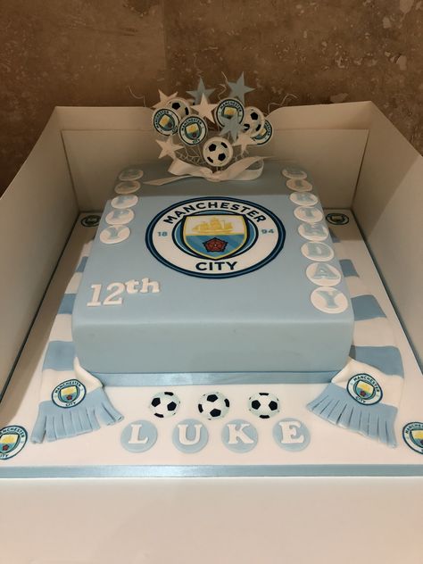 Football Cakes, 74th Birthday, City Cake, Jordan Logo Wallpaper, Mario Cake, Football Cake, مانشستر سيتي, Birthday Cakes For Men, Man City