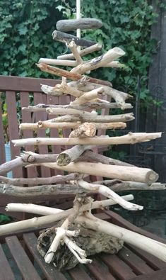 Drift Wood Tree, Drift Wood Christmas Tree, Driftwood Christmas Tree Diy, Driftwood Trees, Wood Christmas Trees Diy, Wooden Wine Cabinet, Driftwood Creations, Driftwood Tree, Driftwood Christmas