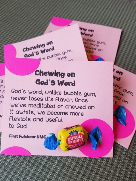 Agape Ideas Woman, Agape For Emmaus Walk, Great Banquet Agape Ideas, Church Favors Ideas, Church Crafts For Kids Sunday School, Chrysalis Agape Ideas, Bubble Gum Quotes, Agape Ideas Emmaus, Sunday School Gifts For Kids