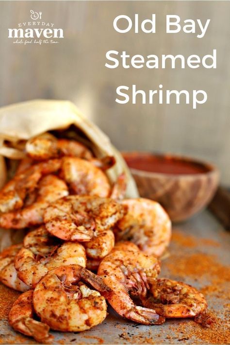 Make this classic Old Bay Shrimp in advance and chill. Serve with cocktail sauce or butter and watch these Boiled Old Bay Shrimp dissapear!    #oldbay #oldbayshrimp #shrimpappetizer via @EverydayMaven #delicious #recipes #foodblogger #shrimp #seafood Old Bay Shrimp, Shrimp Boil Recipe, Sauce Cocktail, Steamed Shrimp, Shrimp Appetizers, Boiled Food, Shrimp Recipes Easy, Cocktail Sauce, Shrimp Dishes