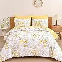 Botanical Comforter, Yellow Comforter Set, Aqua Comforter, Mustard Yellow Bedrooms, Yellow Comforter, Homestead House, Floral Comforter Sets, Yellow Bedding, Floral Comforter