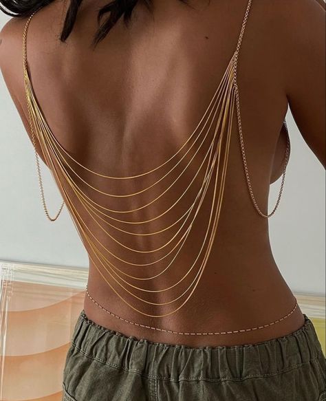 Body Harness Jewelry, Jóias Body Chains, Body Chains, Belly Jewelry, Jewelry Lookbook, Body Chain Jewelry, Fantasy Jewelry, Body Jewellery, Stylish Jewelry