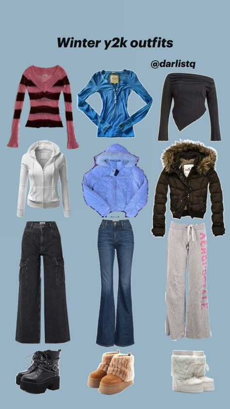 Winter y2k outfits 2000s Fashion Outfits Winter, 2000s Winter Fashion, 2000s Winter Outfits, 2000s Fashion Outfits Casual, 2000s Fashion Fall, 2000s Fashion Winter, Cute 2000s Outfits, Winter Outfits Y2k, Y2k Winter Outfits