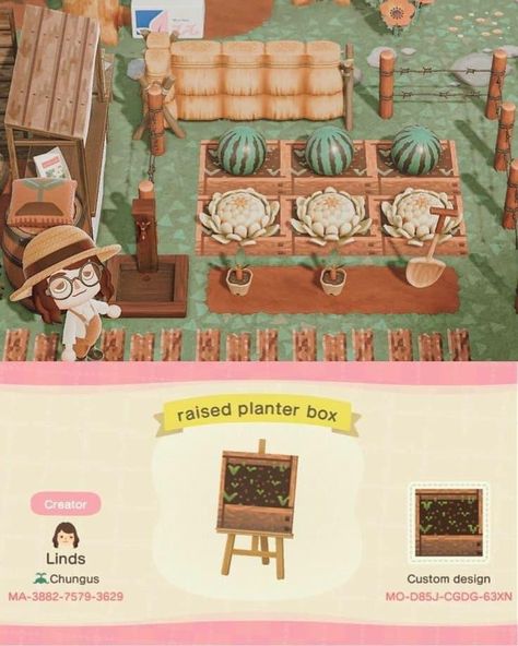 Cottagecore Animals, Cottagecore Ideas, Cottagecore Animal Crossing, Motif Acnl, Acnh Cottagecore, Raised Planter Boxes, Animal Crossing 3ds, Animal Crossing Wild World, Path Design