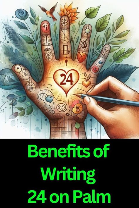 5 Powerful Benefits of Writing 24 on Palm: Enhance Your Luck and Prosperity #Numerology #numerologyreading #numerologynumbers #SelfDiscovery #Number24 Numerology Remedies, Abundance Wallpaper, Healing Reflexology, Devotional Images, Number Magic, Divya Drishti, Quantum Realm, Alternative Therapy, Manifesting Prosperity