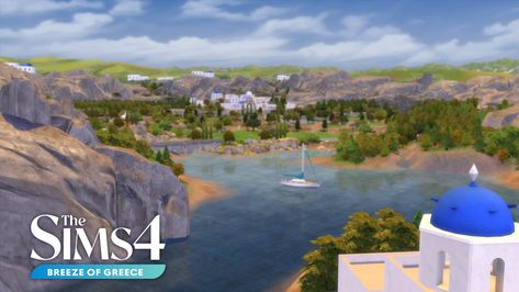 Sims 4 Travel Mod, Sims 4 Vacation Mod, Greece Sims 4, Sims 4 Honeymoon, Romance In France, Vacation Map, World Icon, Sims 4 Cc Folder, Sims 4 Gameplay