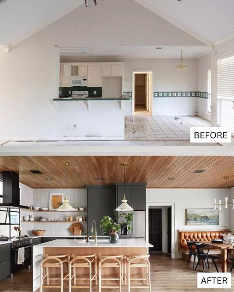 Townhouse Remodel Before And After, Character Home Renovation, Flipping Houses Before And After, House Flipping Before And After, Home Renovation Before And After, Flip House Ideas, Townhome Remodel, Flip Houses, Before And After Home