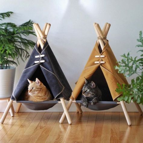 Katt Diy, Cat Teepee, Katt Grejer, Rare Rabbit, Kat Diy, Chat Diy, Diy Cat Tree, Cat Tent, Cat House Diy