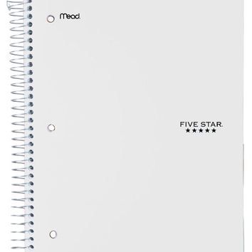 Five star 5 star notebook white 5 subject notebook Notebooks 5 Star, 5star Notebooks, Five Star Notebook Aesthetic, 5 Star Notebook, White School Supplies, Dreamy Office, 5 Subject Notebook, Cute Notebooks For School, Star Notebook