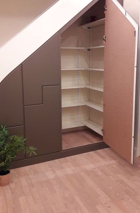 Under Stairs Space, Under Stairs Storage Ideas, Stairs Storage Ideas, Under Stairs Storage, Vstupná Hala, Stairs Renovation, Stairs Storage, Stairs Design Interior, Stairs Makeover