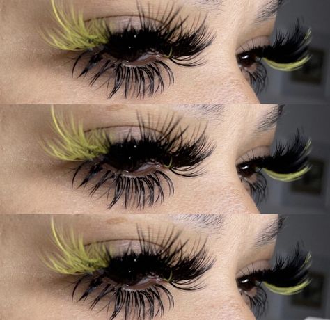 Eyelash Ideas, Lash Trays, Lash Extentions, Lashes Fake Eyelashes, Lash Extensions Styles, My Yellow, Makeup Books, Perfect Eyelashes, Pretty Lashes