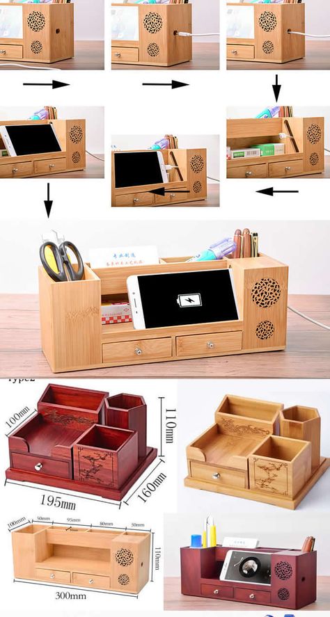 Diy Desk Organizer Ideas, Desk Organizer Ideas, Etsy Pod, Diy Desk Organizer, Stationary Organizer, Permainan Kerjasama Tim, Card Display Stand, Business Card Display, Penyimpanan Makeup