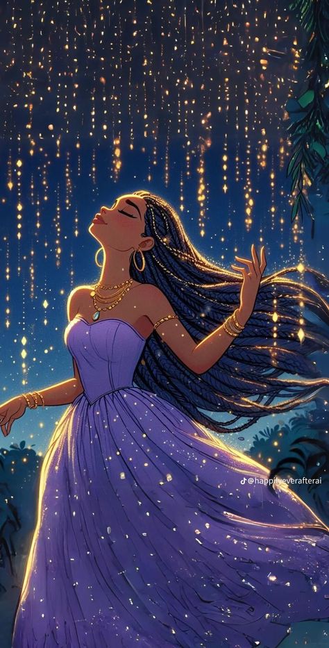 Stars, Disney, Purple, Photography, Hair, Art