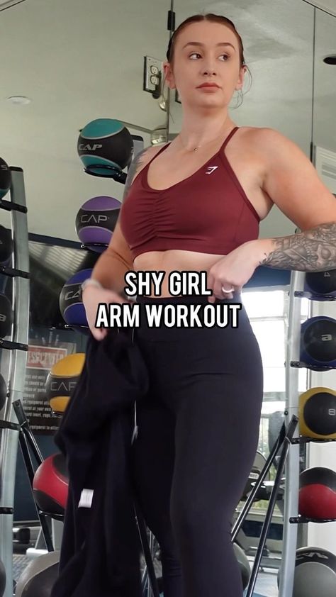 kelsgracefit on Instagram: shy girl (beginner) arm workout for y’all today! 🫶🏻💖 all of these can be done with a dumbbell in one spot of the gym, or at home! -… Shy Girl Upper Body Workout, Shy Girl Arm Workout, Beginner Arm Workout, Girl Arm Workout, Arm Workout For Beginners, Shy Girl, Shy Girls, Arm Workout, The Gym