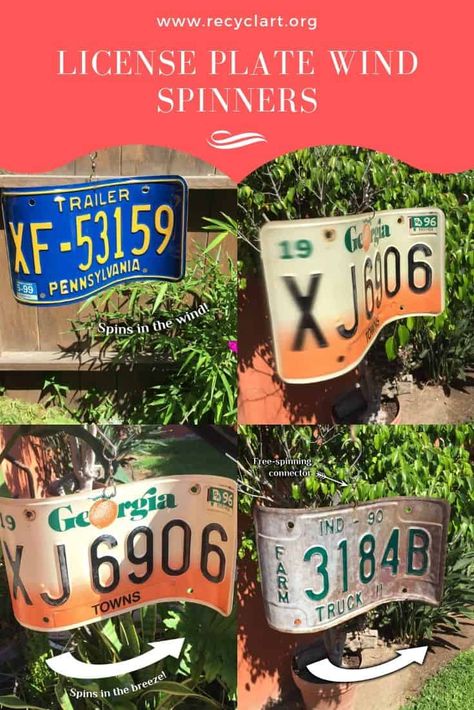 Old License Plates Repurposed, License Plate Planter, Crafts With License Plates, Cute License Plate Ideas, Plate Upcycle, Old License Plate Ideas, License Plate Crafts Projects, License Plate Repurposed, License Plates Diy