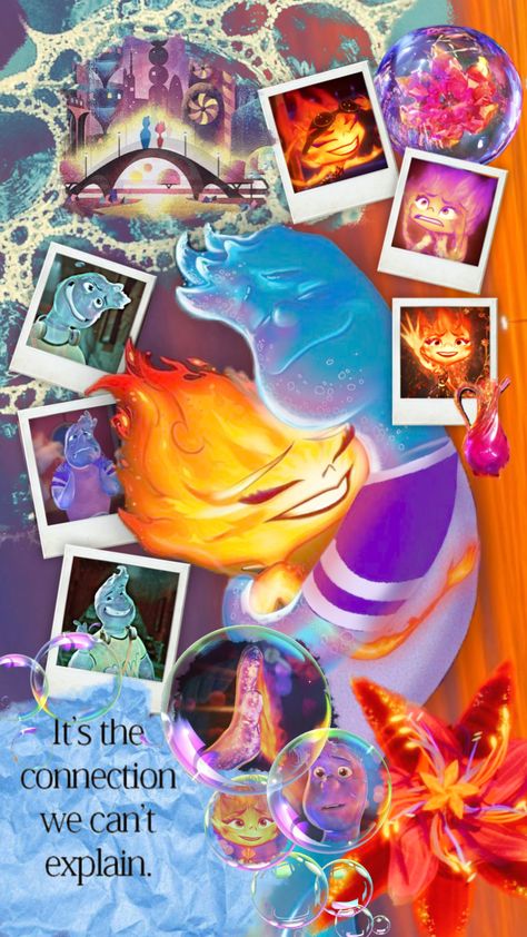 #elemental #wade #ember #disney Helloween Wallpaper, Disney Movie Art, Iphone Wallpaper Classy, Disney Princess Quotes, Prințese Disney, Images Disney, Scrapbook Printing, Cute Disney Pictures, Disney Collage