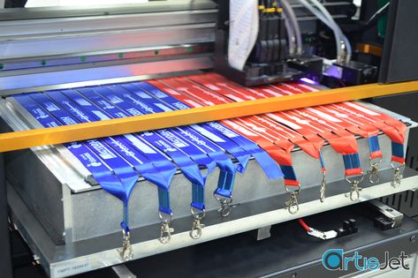 https://flic.kr/p/YB3UgY | White printing on card ribbon | With artisJet LED UV printers you can choose to first print white ink and then CMYK color for vivid results, setting up a multiple pass printing or you can reduce the efforts by printing CMYK and white ink simultaneously too. Product page: bit.ly/artis5000U Request details: info@artisjet.com Laser Engraved Acrylic, Printer Ribbons, Digital Printing Services, Award Ideas, Epson Printer, Promo Items, White Prints, Label Printer, Logo Design Trends