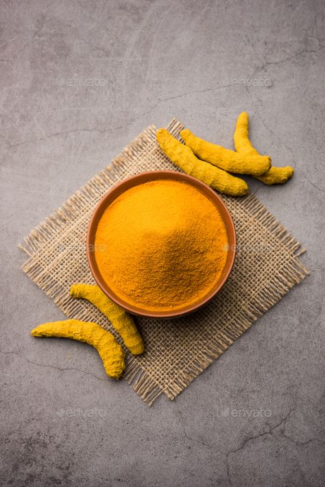 Haldi Powder Photography, Turmeric Product Photography, Turmeric Powder Photography, Turmeric Powder Packaging Design, Turmeric Packaging Design, Vegetable Powder, Haldi Powder, Spices Photography, Cute Henna Tattoos