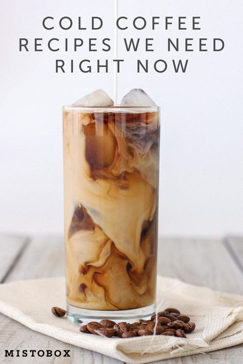 Easy Iced Coffee Recipe 3 Ingredients, Vanilla Iced Coffee Recipe, Homemade Iced Coffee Recipe, Diy Iced Coffee, Homemade Iced Coffee, Vanilla Iced Coffee, Coffee Ice Cubes, Cold Coffee Recipes, Iced Coffee At Home