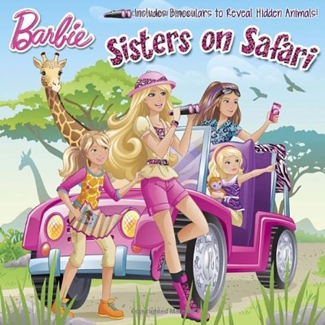 Safari Barbie, Hawaiian Princess, Barbie And Her Sisters, Safari Outfit, Barbie Books, Princess Charming, Barbie Sisters, Barbie Cartoon, Barbie Coloring Pages