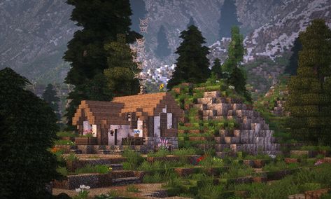 Minecraft Homestead, Project Writing, Desert Temple, Minecraft W, Play Minecraft, Map Minecraft, Writing Photos, Homestead Ideas, Minecraft Medieval