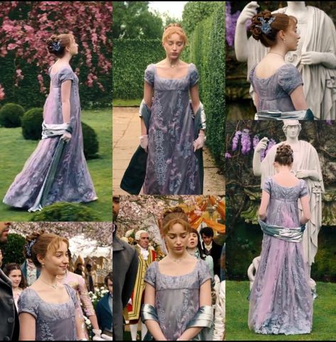 Season 3 Bridgerton Dresses, Daphne Dresses Bridgerton, Daphne Bridgerton Outfit, Daphne Bridgerton Inspired Outfit, Brigetons Outfits, Bridgertons Outfit, Bridergton Aesthetic Outfits, Bridgeton Outfits, Brigerton Outfit Inspired