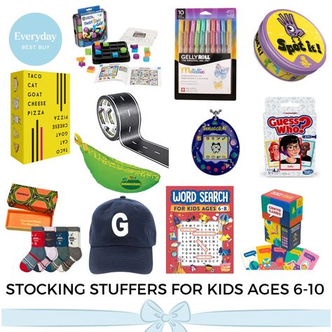 Stocking Stuffers for Kids Ages 6-10 — Everyday Best Buy Stocking Stuffers Boys 6-8, Stocking Stuffers For Kids 8-10, Stocking Stuffers For Boys 10-12, Gifts For Boys 6-8, Stocking Stuffers For Boys 8-10, Kid Stocking Stuffers, Sticking Stuffers, Stocking Stuffers For Boys, Puzzle Games For Kids