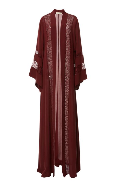 Red Abaya, Maroon Outfit, Abaya Outfit, Pakistani Wedding Outfits, Muslim Fashion Hijab Outfits, Abaya Designs, Ancient Jewelry, Stylish Clothes For Women, Lace Inset