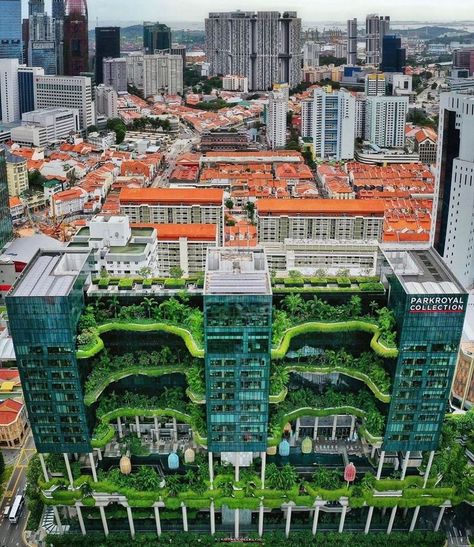 Park Royal Singapore, Woha Architects, Singapore Architecture, Park Royal, Interior Design Pictures, Hospital Architecture, Royal Park, Living Modern, Royal Hotel