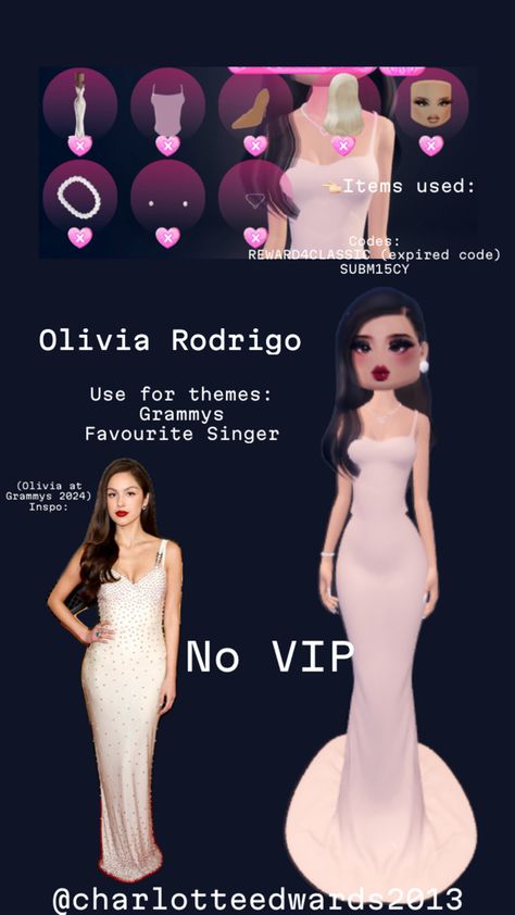 Hi 👋🏼, I make Dress To Impress content for fun :), make sure to follow it would make me very happy and help a lot! See ya soon ✌🏼✨🦋 Olivia Rodrigo Dress, Make Dress, Happy Dresses, See Ya, Children Images, Olivia Rodrigo, Very Happy, Outfit Idea, Dress Making