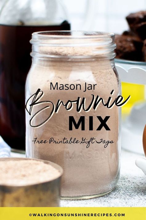 Brownie Jar Gift, Diy Brownie Mix In A Jar, Mason Jar Brownies, Cake In A Mug Mix In A Jar, Mason Jar Brownie Mix Recipe, Homemade Brownie Mix In A Jar, Brownie In A Jar Recipe Gift, Brownies In A Jar Recipe, Homemade Brownie Mix Bulk