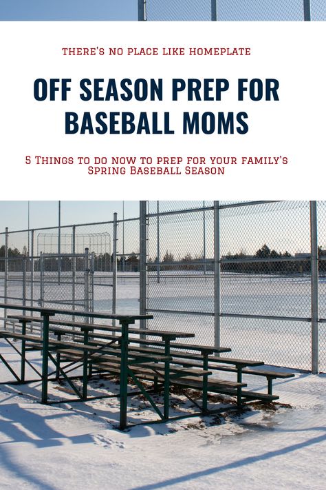 Here are 5 things Baseball Moms can do in the off season to prep their households for the busy Spring season. #baseballmom #baseballmoms #baseballmomhacks #baseballmomorganizationhacks #sportsmomlife Travel Baseball Mom, Family Routine, Baseball Family, The Off Season, Travel Baseball, Family Calendar, School Schedule, Family Organizer, Baseball Season