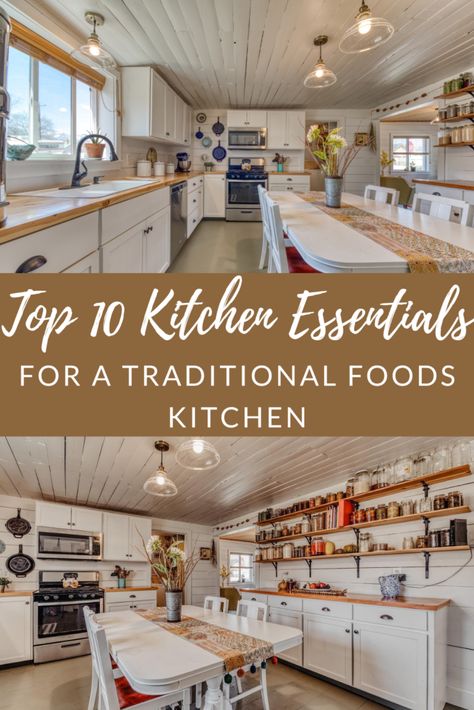 Farmhouse Kitchen Essentials, Farm Organization Ideas, Homestead Kitchen Ideas, Homestead Kitchen Decor, Homestead Esthetic, Homestead Kitchen Essentials, Homestead Kitchen Design, Simple Farmhouse Kitchen, Food From Scratch