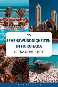 15 Sehenswürdigkeiten in Hurghada, Ausflüge und die besten Reisetipps! El Gouna, Hurghada Egypt, Egypt Travel, Red Sea, Travel List, Luxor, Travel Lifestyle, Amazing Destinations, Cairo