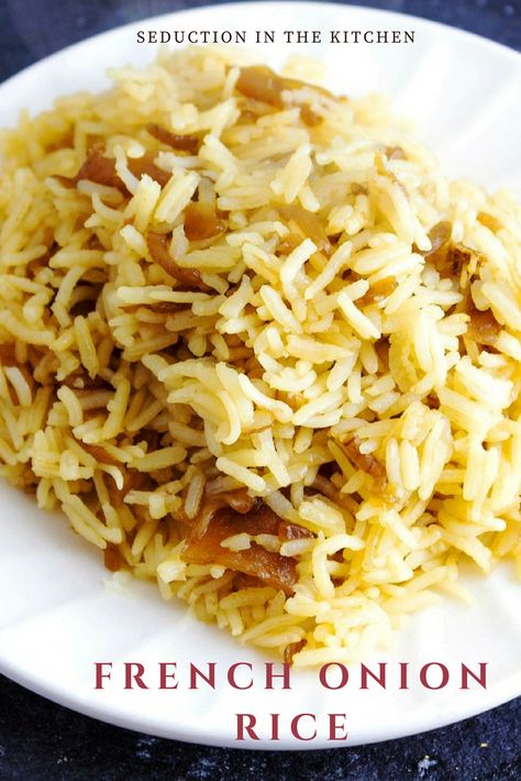 French Rice, French Onion Rice, Easy Rice Side Dishes, Onion Rice, Rice Dishes Easy, Jasmine Rice Recipes, Flavorful Rice, Rice Side Dish Recipes, Seasoned Rice Recipes