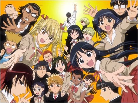 Boy likes girl ~ Girl like different boy ~ different boy is obsessed with curry ~ the usual plot line for School Rumble! Baka To Test, Eureka Seven, School Rumble, Host Club Anime, Boys Like Girls, High School Romance, Serial Experiments Lain, Sakura Card Captor, Soft Ball