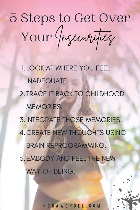 Whatever insecurities you may have, you must understand them and start working towards overcoming them. If not, these insecurities will create a lot of problems in your life. Here are the 5 steps to get over your insecurities. #mentalhealth #insecure #empowered Overcome Insecurities, Your Insecurities, Know Your Self Worth, Feeling Inadequate, Getting Over, New Thought, Self Empowerment, Self Improvement Tips, Be A Better Person