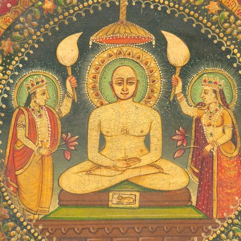 http://www.corespirit.com/early-history-jainism/ Early History of Jainism #Hinduism, #Jainism, #Religion, #SpiritualWellness Chandragupta Maurya, Mahavir Jayanti, Gautama Buddha, Tibetan Art, Madhubani Painting, World Religions, Ancient India, North And South, Ancient Mysteries